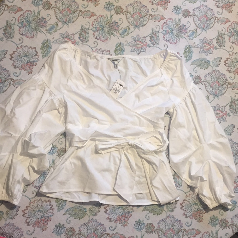 Express off the shoulder XS Shirt